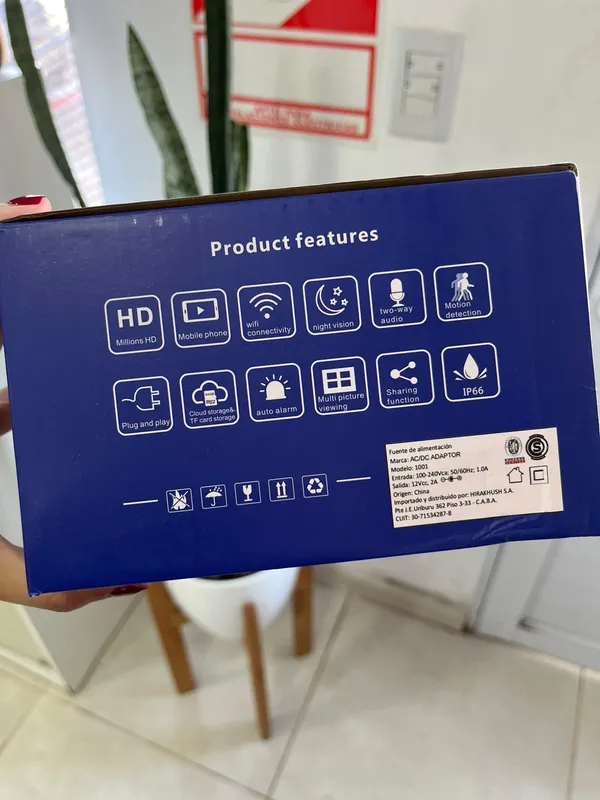 Camara de seguridad exterior WiFi (1001) - FoxCel