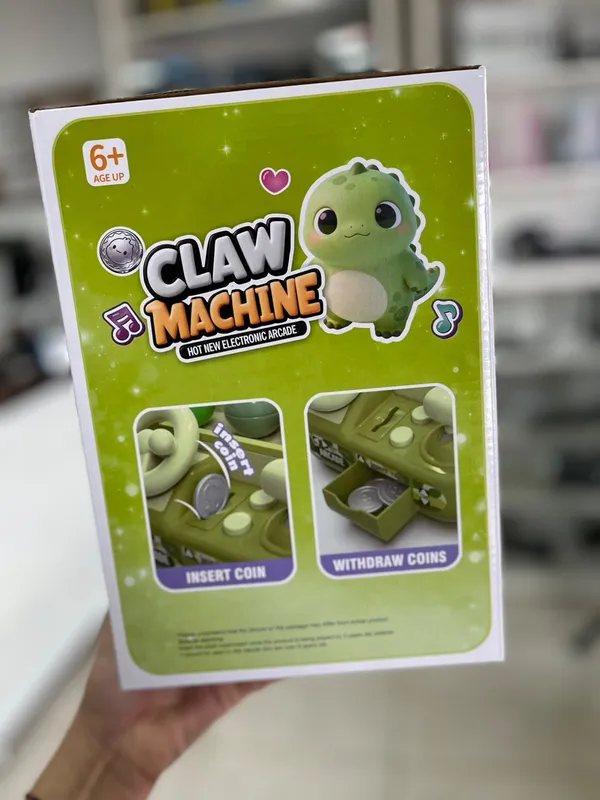 Maquina saca peluches Dinosaurio - FoxCel