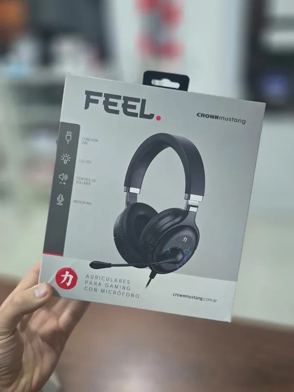 Auricular Gamer Feel Crown Mustang - FoxCel