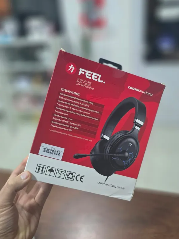 Auricular Gamer Feel Crown Mustang - FoxCel