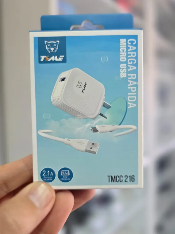 Cargador TIME 2.1a Micro Usb V8 220 - FoxCel