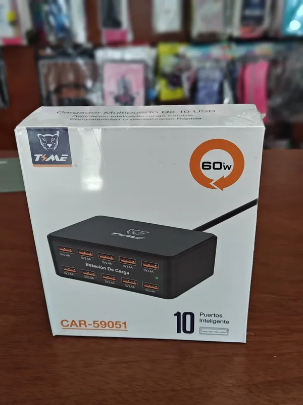 Estacion De Carga 10 Puertos 60w - FoxCel