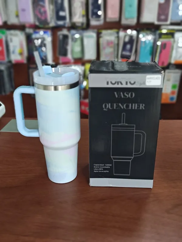 Vaso Quencher 1200ml Marmolado T-77 - FoxCel